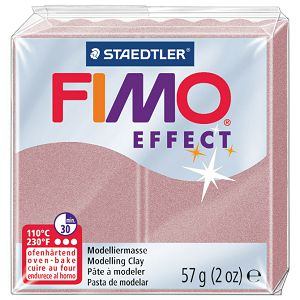 Masa za modeliranje   57g Fimo Effect Staedtler 8020-207 sedef roza!!