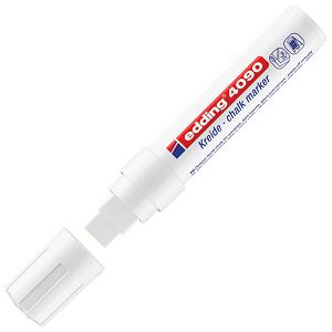 Marker-kreda za staklo 4-15mm Edding 4090/1 bijeli blister