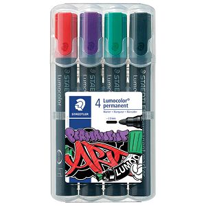 Marker permanentni 2mm pk4 Lumocolor Staedtler 352 WP4-1!!