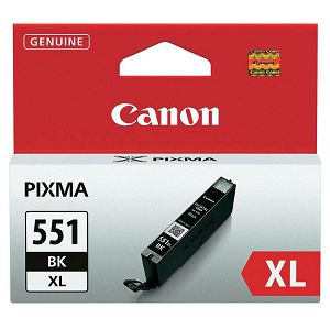 Tinta Canon CLI-551bk xl black #6443B001AA