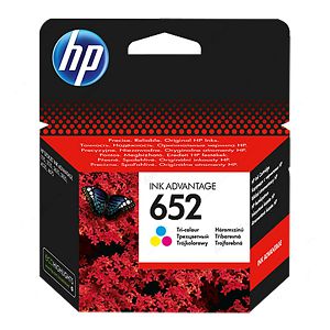 Tinta HP F6V24AE#BHK no.652 Ink advantage 1115/2135/3635/3636/3775/3785 tri-color 200 str 5ml