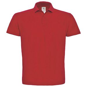 Majica kratki rukavi polo B&C ID.001 180g crvena 3XL 