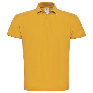 Majica kratki rukavi polo B&C ID.001 180g zlatno žuta 3XL 