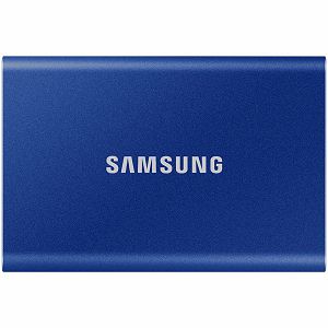 Samsung SSD T7  External 2TB, USB 3.2, 1050/1000 MB/s, included USB Type C-to-C and Type C-to-A cables, 3 yrs, indigo blue, EAN: 8806090312403