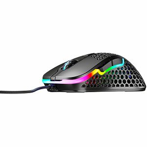 XTRFY M4 RGB, Ultra-light Gaming Mouse, Pixart 3389 sensor, Black