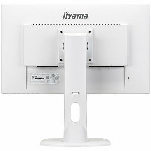 IIYAMA Monitor Prolite, 24" WHITE, ETE ULTRA SLIM LINE , 1920x1080, ETE IPS-panel, 13cm Height Adj. Stand, Pivot, 250 cd/m², Speakers, VGA, HDMI, DisplayPort, 4ms (23,8" VIS)